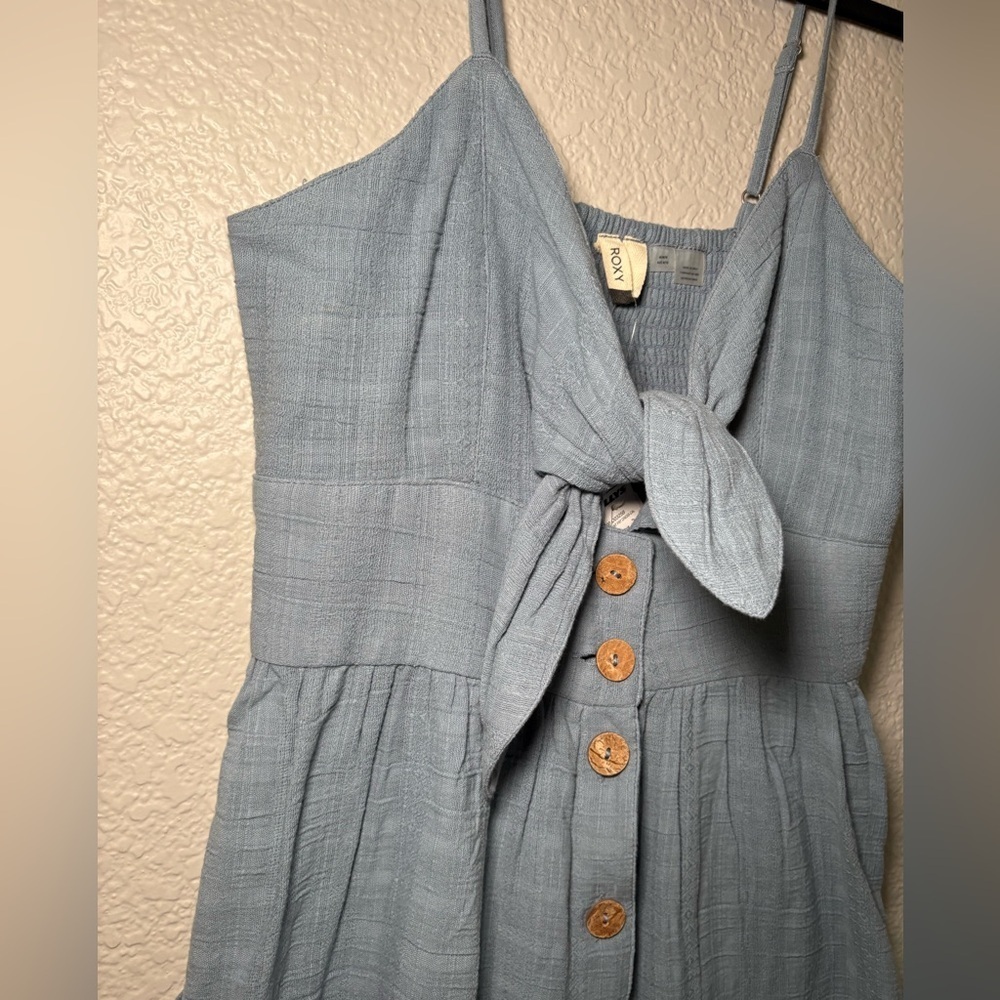Roxy Cali Sun Dress Light Blue Women’s Medium NWT - Picture 11 of 14